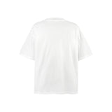American vintage street T-shirt retro character print men loose crew neck