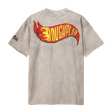Rough play washed and hot-drilled pure cotton t-shirt g direct printing