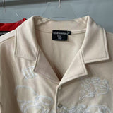 Mixed Emotion T-Shirt Embroidered Lapel Short Sleeve Shorts