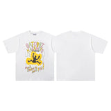 Vale forever retro cotton t-shirt for men - direct-to-garment streetwear print
