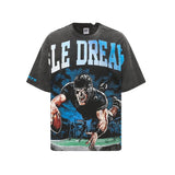 Men's t-shirt with rhinestone print, 100% cotton print
