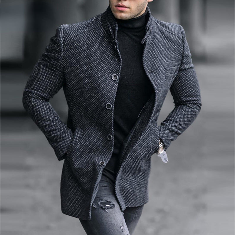 Men Suits Vests Fall Winter Men Jacket Coat Leisure Suit