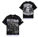Rough play hot diamond direct injection hip hop printed pure cotton t-shirt g