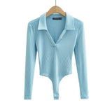 Women T-Shirt Long Sleeve One-Piece Female Autumn Slim-Fit Base T-shirt