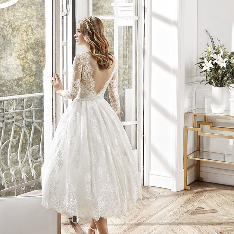 Slutty Wedding Dress Spring/Summer Dress Midi Dress