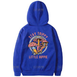 Stay Trippy Little Hippie Print Sweatshirt Hoodie