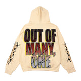 Hip-hop hoodie american high street motorcycle skeleton racer printing hip-hop loose hooded sweatshirt hoodie