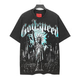 Godspeed men's youth t-shirt - short sleeve, washed print, 100% cotton, american retro style