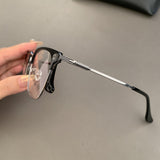 CHH Chrome Hearts Glasses Pure Titanium Ultra Light Vintage Large Frame Eyebrow Frame Glasses Frame