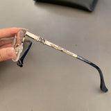 CHH Chrome Hearts Glasses Pure Titanium Ultra Light Retro Versatile Half Frame Business Myopia Glasses Frame
