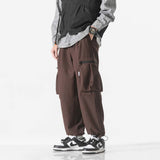 Unisex Pants Autumn Zipper Pocket Overalls