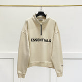 Fog Essentials Sweatshirt Half Cardigan Sweater