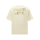 Gallerypure cotton t-shirt g direct injection printing