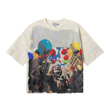 Bkys washed printed cotton t-shirt g