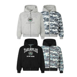 Unisex Down Jacket Winter Hooded Sweater Double-Sided Padded Jacket Men