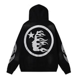 Hoodie Retro abstract print