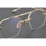 CHH Chrome Hearts Glasses Vintage Polygon Large Face Glasses Frame