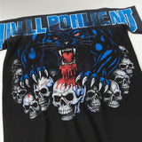 Men's t-shirt with rhinestone print, 100% cotton print
