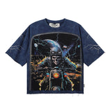 Bkys hot diamond washed pure cotton direct injection printed t-shirt g