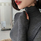 Women Long Sleeve Shirt Slim Fit Long-Sleeved T-shirt Bottoming Shirt Women's Fashion