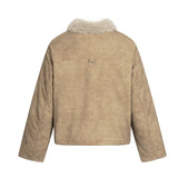Unisex Down Jacket Winter Pu Leather Sweater Padded Jacket