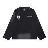Unisex long-sleeved shirt autum spoof printing
