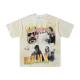 Men's t-shirt with rhinestone print, 100% cotton print