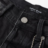 Purple Brand Denim Shorts High Street Black