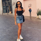 Women Halter Tops Spring and Summer Women's Clothing Vest