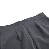 Women Skirt High Waist Slit Slim Fit Slimming Sheath Skirt