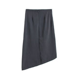Women Skirt High Waist Slit Slim Fit Slimming Sheath Skirt