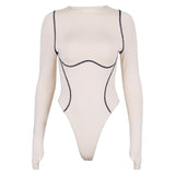 Women Jumpsuit Fall Women's Clothing Long Sleeve round Neck Jumpsuit Women