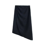 Women Skirt High Waist Slit Slim Fit Slimming Sheath Skirt