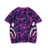 Bathing Ape T Shirt Summer Camouflage Youth Couple Wear Short Sleeve