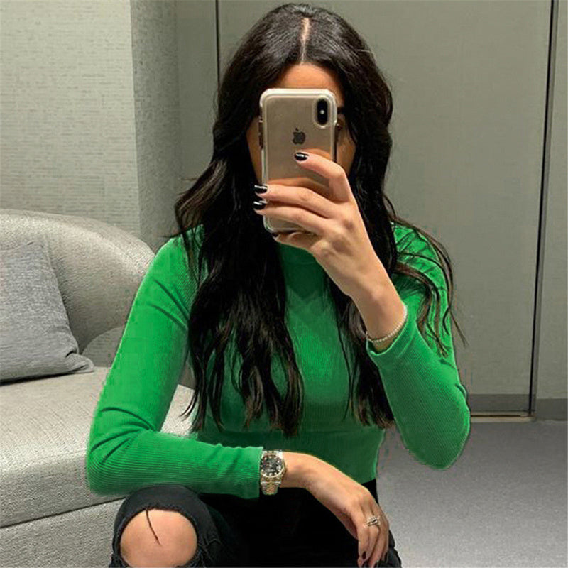 Women Jumpsuit Long Sleeve Base Bodysuit Top