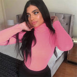 Women Jumpsuit Long Sleeve Base Bodysuit Top