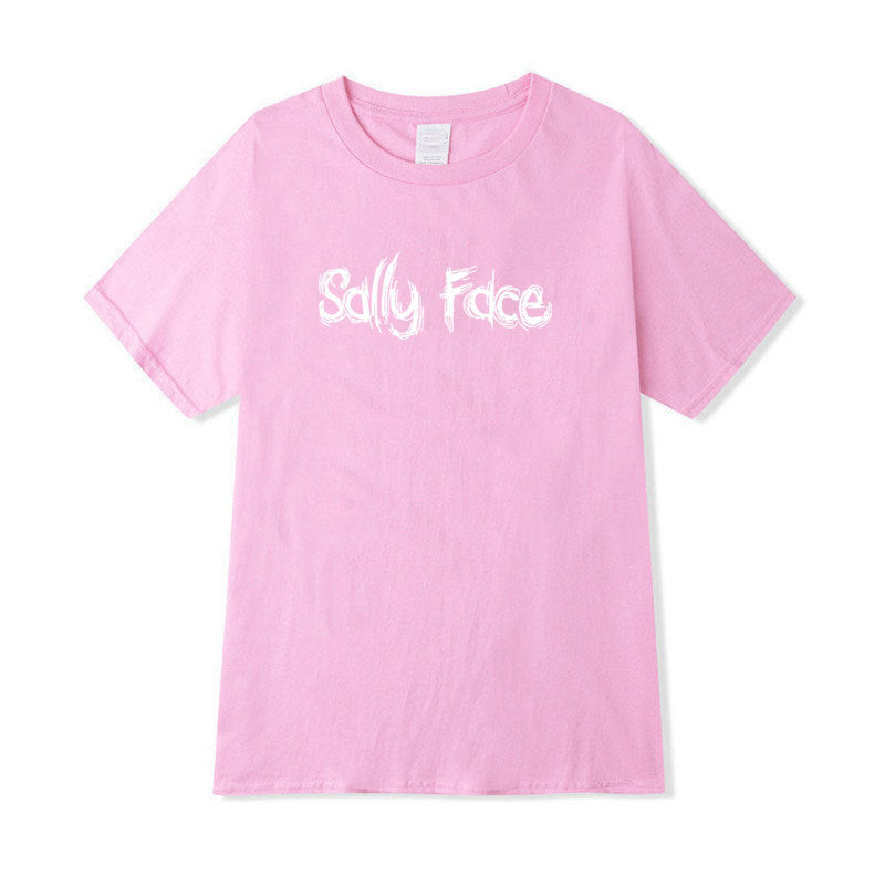 Sally Face T Shirts Couple Wear Sally Face T-shirt Adventure Puzzle Series