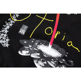 Travis Scott Hoodie FW24 English alphabet pattern print hooded loose sweater