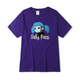 Sally Face T Shirts Adventure Puzzle Series Cotton Men's and Women's Printed T-shirt