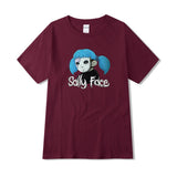 Sally Face T Shirts Adventure Puzzle Series Cotton Men's and Women's Printed T-shirt