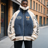 Men Jacket Vintage Cotton-Padded Coat Winter