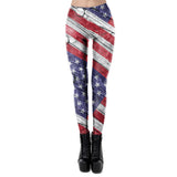 Women's National Flag Day Leggings Printed Leggings