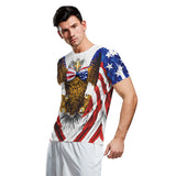 National Flag Day T Shirts Summer Independence Day Short Sleeve Printed T-shirt