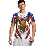 National Flag Day T Shirts Summer Independence Day Short Sleeve Printed T-shirt