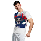 National Flag Day T Shirts Summer Menswear Independence Day Printed Casual T-shirt