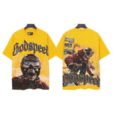Godspeed men's youth t-shirt - short sleeve, washed print, 100% cotton, american retro style
