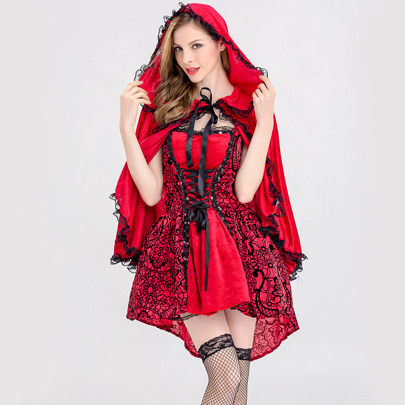 Little Red Riding Hood Performance Costume Ball Queen's Outfit