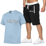Sally Face T Shirts Adventure Puzzle Series Men's and Women's Casual Short-Sleeved Casual Sports Suit
