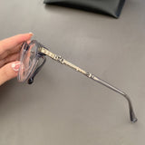 CHH Chrome Hearts Glasses Vintage Large Frame Versatile Myopia Glasses Frame
