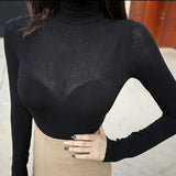 Women Long Sleeve Shirt Bottoming Shirt Women Long Sleeve T-shirt Women